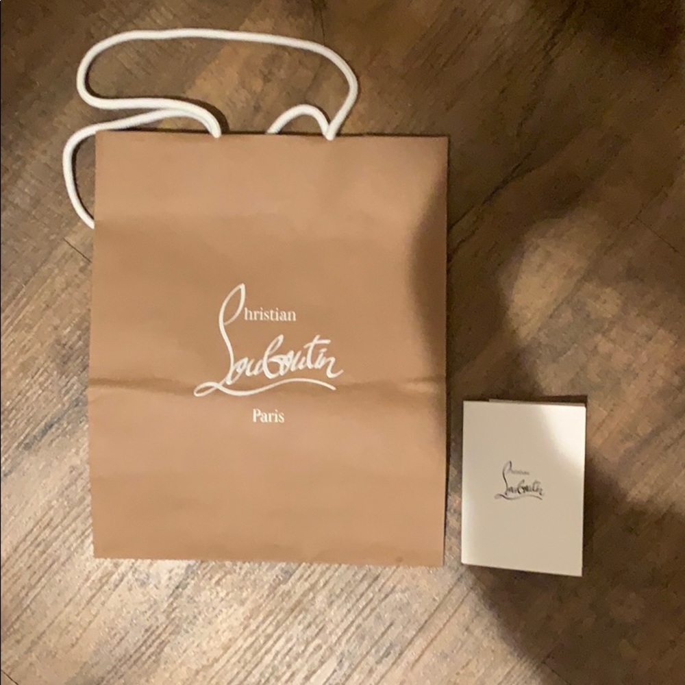 Christian louboutin shopping bag